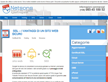 Tablet Screenshot of blog.netsons.com